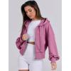 imageANRABESS Womens Zip Up Hoodies Cropped Sweatshirts Casual Zip Jackets 2025 Fashion Trendy Spring OutfitsHot Pink