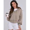 imageANRABESS Womens Zip Up Hoodies Cropped Sweatshirts Casual Zip Jackets 2025 Fashion Trendy Spring OutfitsKhaki