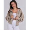 imageANRABESS Womens Zip Up Hoodies Cropped Sweatshirts Casual Zip Jackets 2025 Fashion Trendy Spring OutfitsKhaki
