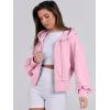 imageANRABESS Womens Zip Up Hoodies Cropped Sweatshirts Casual Zip Jackets 2025 Fashion Trendy Spring OutfitsPink