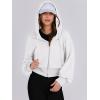 imageANRABESS Womens Zip Up Hoodies Cropped Sweatshirts Casual Zip Jackets 2025 Fashion Trendy Spring OutfitsWhite