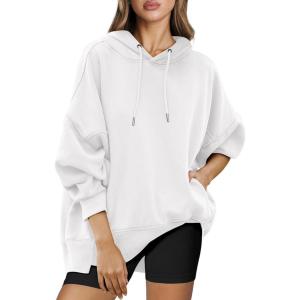 imageANRABESS Womens Oversized Hoodies Sweatshirts Fleece Pullover Top 2024 Fall Trendy Outfits Teen Girls Preppy ClothesWhite