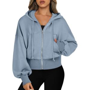 imageANRABESS Womens Zip Up Hoodies Cropped Sweatshirts Casual Zip Jackets 2025 Fashion Trendy Spring OutfitsBlue