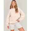 imageANRABESS Sweatshirt for Women Oversized Crewneck Hoodies Fleece Casual Pullover Top Fall Fashion Outfits Clothes 2025Apricot