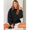 imageANRABESS Sweatshirt for Women Oversized Crewneck Hoodies Fleece Casual Pullover Top Fall Fashion Outfits Clothes 2025Black
