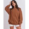 imageANRABESS Sweatshirt for Women Oversized Crewneck Hoodies Fleece Casual Pullover Top Fall Fashion Outfits Clothes 2025Caramel