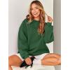 imageANRABESS Sweatshirt for Women Oversized Crewneck Hoodies Fleece Casual Pullover Top Fall Fashion Outfits Clothes 2025Deep Green