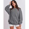 imageANRABESS Sweatshirt for Women Oversized Crewneck Hoodies Fleece Casual Pullover Top Fall Fashion Outfits Clothes 2025Gray