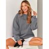 imageANRABESS Sweatshirt for Women Oversized Crewneck Hoodies Fleece Casual Pullover Top Fall Fashion Outfits Clothes 2025Gray
