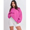 imageANRABESS Sweatshirt for Women Oversized Crewneck Hoodies Fleece Casual Pullover Top Fall Fashion Outfits Clothes 2025Hot Pink