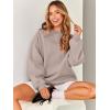 imageANRABESS Sweatshirt for Women Oversized Crewneck Hoodies Fleece Casual Pullover Top Fall Fashion Outfits Clothes 2025Light Khaki