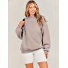 imageANRABESS Sweatshirt for Women Oversized Crewneck Hoodies Fleece Casual Pullover Top Fall Fashion Outfits Clothes 2025Light Khaki
