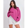 imageANRABESS Sweatshirt for Women Oversized Crewneck Hoodies Fleece Casual Pullover Top Fall Fashion Outfits Clothes 2025Light Pink