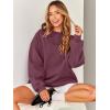 imageANRABESS Sweatshirt for Women Oversized Crewneck Hoodies Fleece Casual Pullover Top Fall Fashion Outfits Clothes 2025Maroon