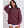 imageANRABESS Sweatshirt for Women Oversized Crewneck Hoodies Fleece Casual Pullover Top Fall Fashion Outfits Clothes 2025Maroon