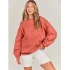 imageANRABESS Sweatshirt for Women Oversized Crewneck Hoodies Fleece Casual Pullover Top Fall Fashion Outfits Clothes 2025Orange Red