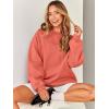 imageANRABESS Sweatshirt for Women Oversized Crewneck Hoodies Fleece Casual Pullover Top Fall Fashion Outfits Clothes 2025Orange Red