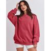 imageANRABESS Sweatshirt for Women Oversized Crewneck Hoodies Fleece Casual Pullover Top Fall Fashion Outfits Clothes 2025Peachy