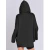 imageANRABESS Womens Oversized Hoodie Quarter Zip Sweatshirts 2025 Spring Tunic Pullover Top Trendy Teen Girls Preppy ClothesBlack