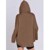 imageANRABESS Womens Oversized Hoodie Quarter Zip Sweatshirts 2025 Spring Tunic Pullover Top Trendy Teen Girls Preppy ClothesBrown