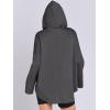 imageANRABESS Womens Oversized Hoodie Quarter Zip Sweatshirts 2025 Spring Tunic Pullover Top Trendy Teen Girls Preppy ClothesDark Grey