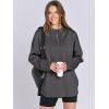 imageANRABESS Womens Oversized Hoodie Quarter Zip Sweatshirts 2025 Spring Tunic Pullover Top Trendy Teen Girls Preppy ClothesDark Grey