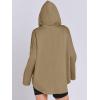imageANRABESS Womens Oversized Hoodie Quarter Zip Sweatshirts 2025 Spring Tunic Pullover Top Trendy Teen Girls Preppy ClothesDark Khaki