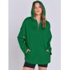 imageANRABESS Womens Oversized Hoodie Quarter Zip Sweatshirts 2025 Spring Tunic Pullover Top Trendy Teen Girls Preppy ClothesGreen