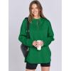 imageANRABESS Womens Oversized Hoodie Quarter Zip Sweatshirts 2025 Spring Tunic Pullover Top Trendy Teen Girls Preppy ClothesGreen