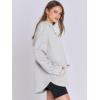 imageANRABESS Womens Oversized Hoodie Quarter Zip Sweatshirts 2025 Spring Tunic Pullover Top Trendy Teen Girls Preppy ClothesLight Grey