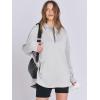 imageANRABESS Womens Oversized Hoodie Quarter Zip Sweatshirts 2025 Spring Tunic Pullover Top Trendy Teen Girls Preppy ClothesLight Grey