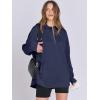 imageANRABESS Womens Oversized Hoodie Quarter Zip Sweatshirts 2025 Spring Tunic Pullover Top Trendy Teen Girls Preppy ClothesNavy Blue