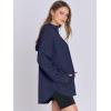 imageANRABESS Womens Oversized Hoodie Quarter Zip Sweatshirts 2025 Spring Tunic Pullover Top Trendy Teen Girls Preppy ClothesNavy Blue