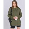 imageANRABESS Womens Oversized Hoodie Quarter Zip Sweatshirts 2025 Spring Tunic Pullover Top Trendy Teen Girls Preppy ClothesOlive Green