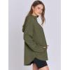 imageANRABESS Womens Oversized Hoodie Quarter Zip Sweatshirts 2025 Spring Tunic Pullover Top Trendy Teen Girls Preppy ClothesOlive Green