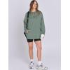 imageANRABESS Womens Oversized Hoodie Quarter Zip Sweatshirts 2025 Spring Tunic Pullover Top Trendy Teen Girls Preppy ClothesPea Green