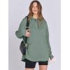 imageANRABESS Womens Oversized Hoodie Quarter Zip Sweatshirts 2025 Spring Tunic Pullover Top Trendy Teen Girls Preppy ClothesPea Green