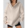 imageANRABESS Womens Oversized Hoodies V Neck Sweatshirts Long Sleeve Pullover Casual Fall Teen Girls Preppy Clothes 2025 TrendyBeige