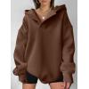 imageANRABESS Womens Oversized Hoodies V Neck Sweatshirts Long Sleeve Pullover Casual Fall Teen Girls Preppy Clothes 2025 TrendyCoffee