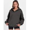 imageANRABESS Womens Oversized Hoodies V Neck Sweatshirts Long Sleeve Pullover Casual Fall Teen Girls Preppy Clothes 2025 TrendyDark Grey