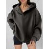 imageANRABESS Womens Oversized Hoodies V Neck Sweatshirts Long Sleeve Pullover Casual Fall Teen Girls Preppy Clothes 2025 TrendyDark Grey