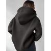 imageANRABESS Womens Oversized Hoodies V Neck Sweatshirts Long Sleeve Pullover Casual Fall Teen Girls Preppy Clothes 2025 TrendyDark Grey