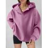 imageANRABESS Womens Oversized Hoodies V Neck Sweatshirts Long Sleeve Pullover Casual Fall Teen Girls Preppy Clothes 2025 TrendyDark Pink