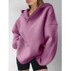 imageANRABESS Womens Oversized Hoodies V Neck Sweatshirts Long Sleeve Pullover Casual Fall Teen Girls Preppy Clothes 2025 TrendyDark Pink