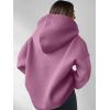 imageANRABESS Womens Oversized Hoodies V Neck Sweatshirts Long Sleeve Pullover Casual Fall Teen Girls Preppy Clothes 2025 TrendyDark Pink