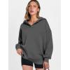 imageANRABESS Womens Oversized Hoodies V Neck Sweatshirts Long Sleeve Pullover Casual Fall Teen Girls Preppy Clothes 2025 TrendyDeep Grey