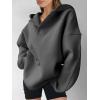 imageANRABESS Womens Oversized Hoodies V Neck Sweatshirts Long Sleeve Pullover Casual Fall Teen Girls Preppy Clothes 2025 TrendyDeep Grey