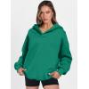 imageANRABESS Womens Oversized Hoodies V Neck Sweatshirts Long Sleeve Pullover Casual Fall Teen Girls Preppy Clothes 2025 TrendyGreen