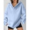 imageANRABESS Womens Oversized Hoodies V Neck Sweatshirts Long Sleeve Pullover Casual Fall Teen Girls Preppy Clothes 2025 TrendyLight Blue