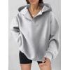 imageANRABESS Womens Oversized Hoodies V Neck Sweatshirts Long Sleeve Pullover Casual Fall Teen Girls Preppy Clothes 2025 TrendyLight Gray